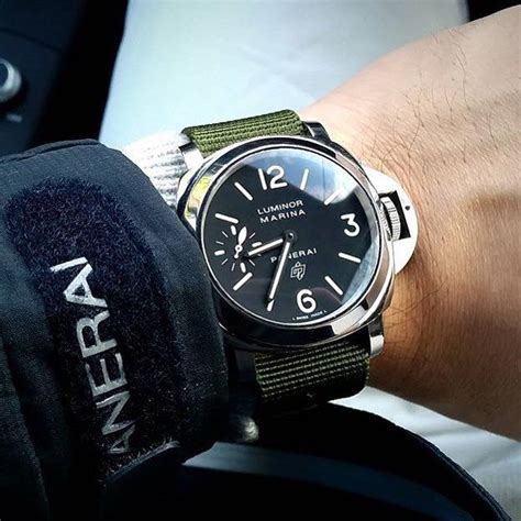 panerai straps green|panerai nato straps.